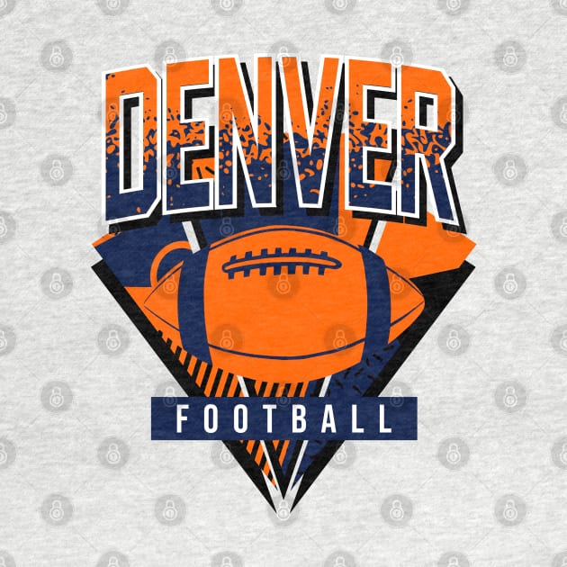 Denver Football Retro Gameday by funandgames